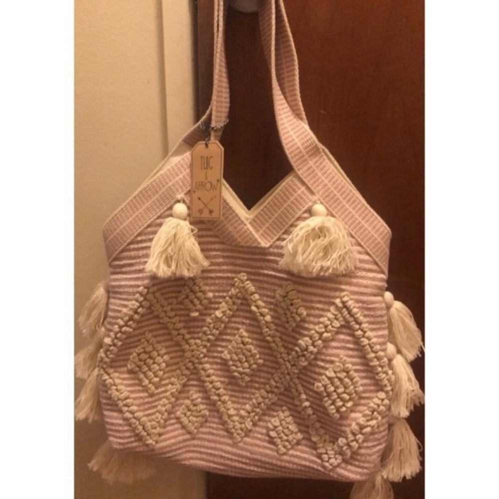 Twig and Arrow tassel shoulder bag